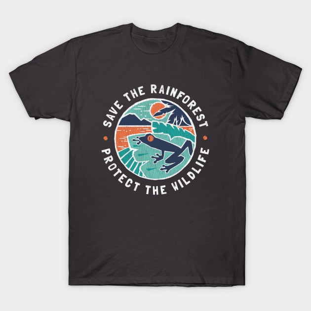 Save the rainforest, Protect the Wildlife T-Shirt by bangtees